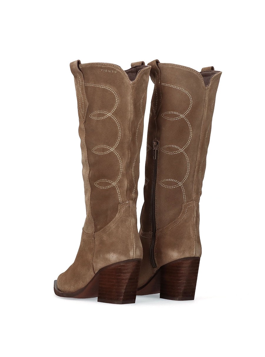 Calzado VIENTY | Bota Serraje Taupe