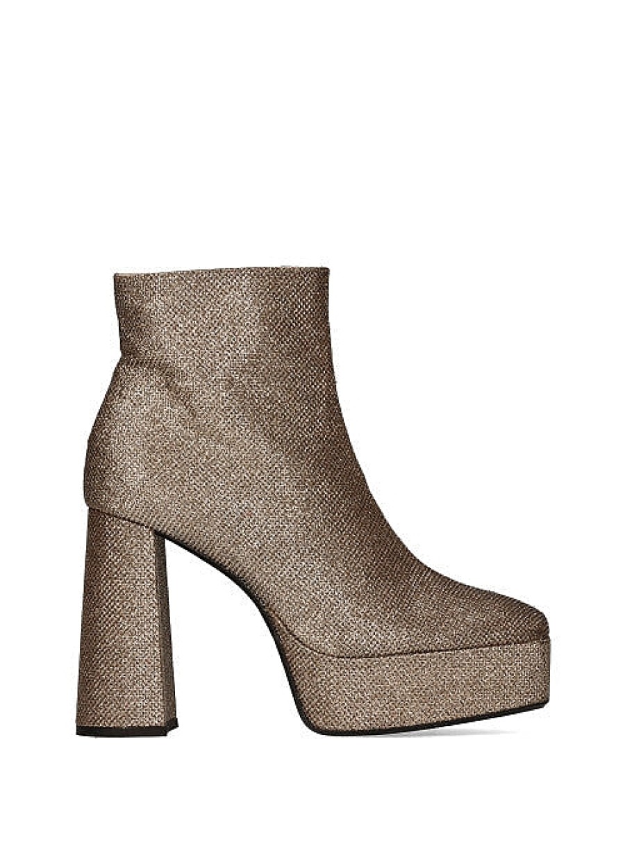 Calzado LODI | Botin Plataforma Glitter Plata