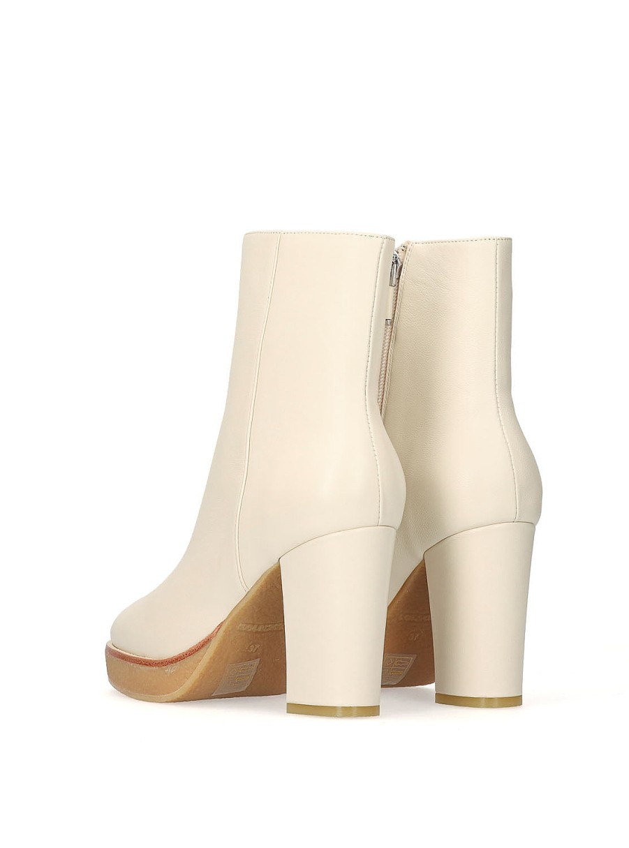 Calzado LOLA CRUZ | Botin Piel Off White