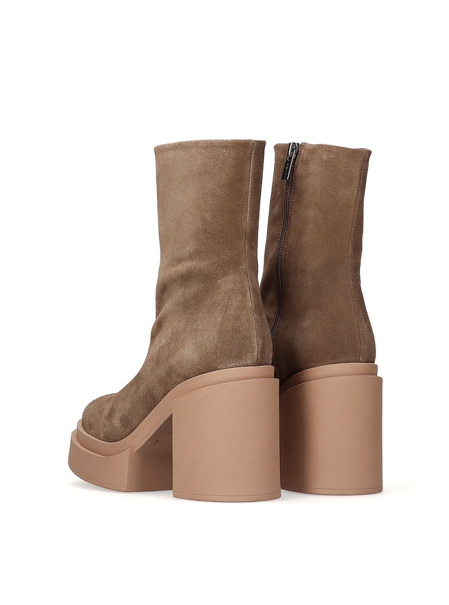 Calzado VIENTY | Botin Serraje Taupe