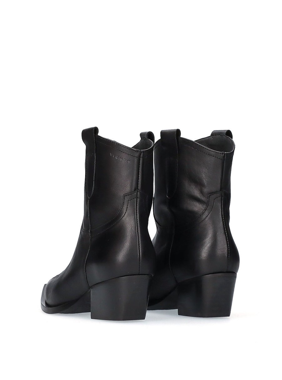 Calzado VIENTY | Botin Piel Negro