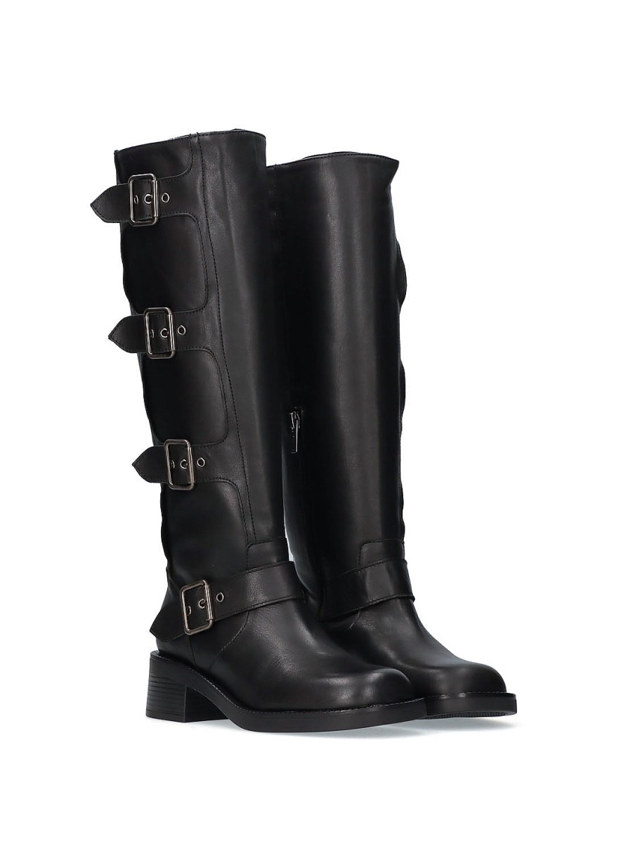 Calzado VIENTY | Bota Piel Negro