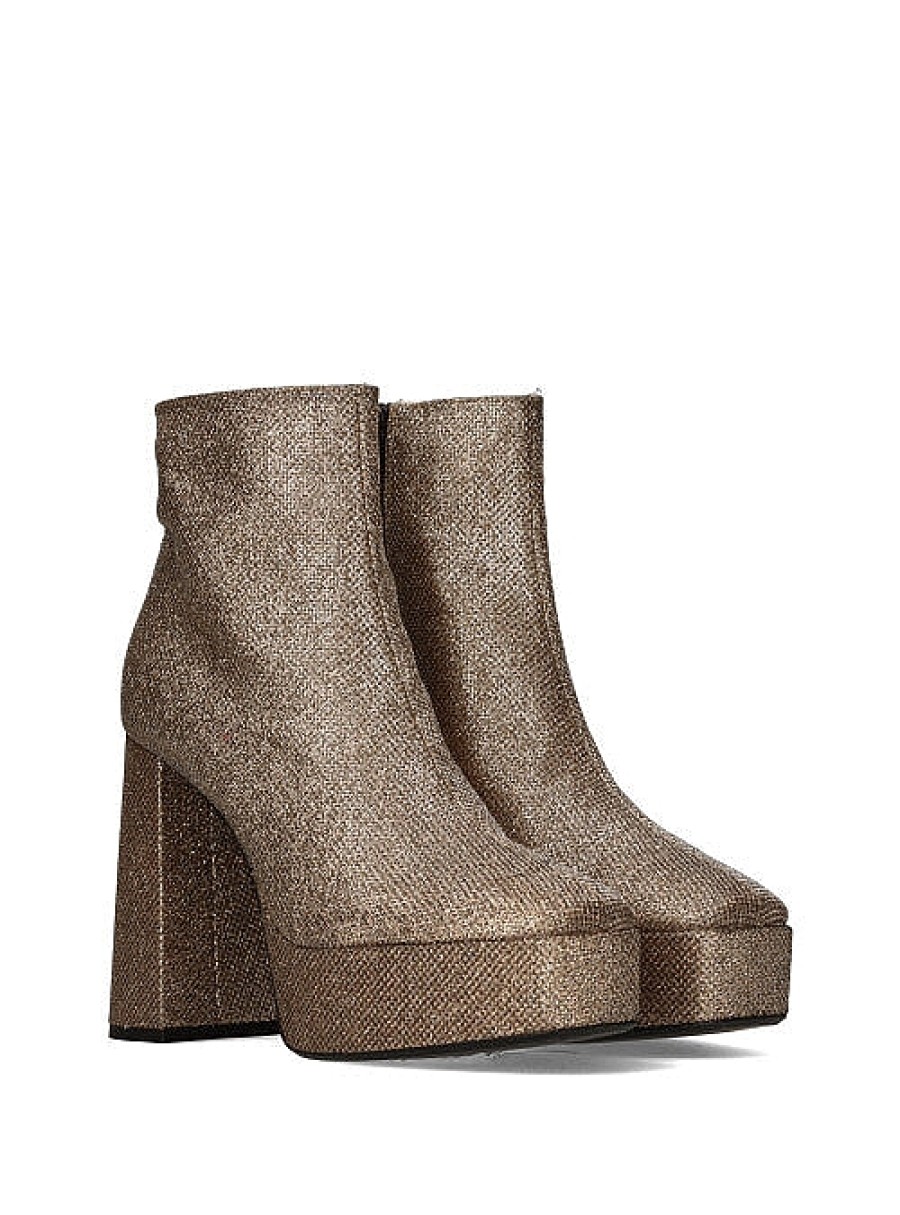 Calzado LODI | Botin Plataforma Glitter Plata
