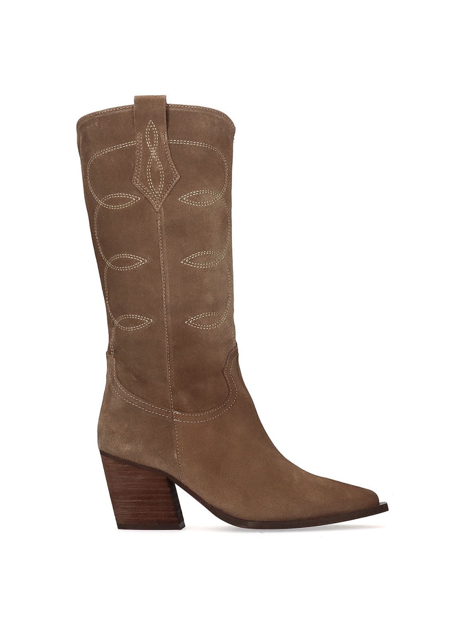 Calzado VIENTY | Bota Serraje Taupe
